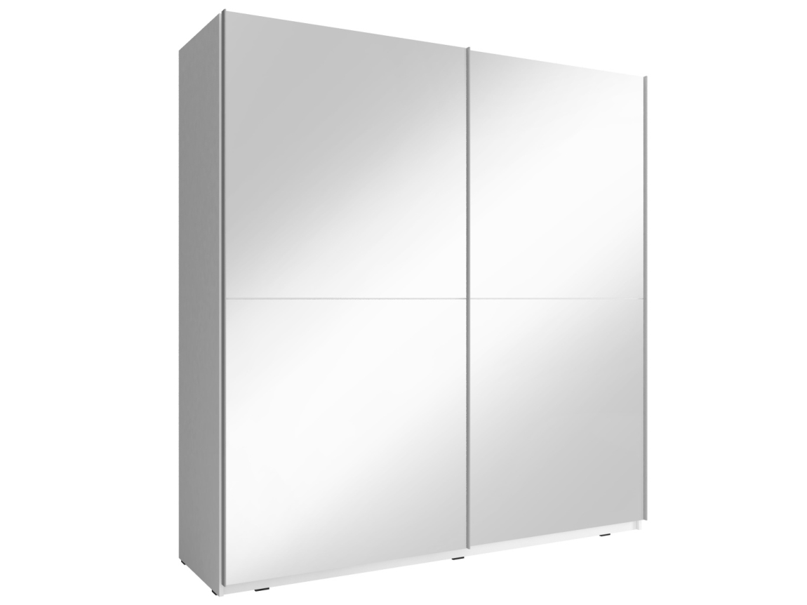 Skříň CHAUS typ 3 se zrcadlem 150 cm, bílá