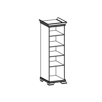 Skříň MONEDULA D1, borovice andersen