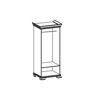 Skříň MONEDULA S1, samoa king