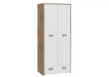 Skříň NELLORE, dub sonoma/bílá