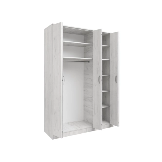 Skříň PARKER 3D, dub sněhový