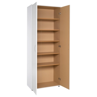 Skříň s policemi MEI, bílá