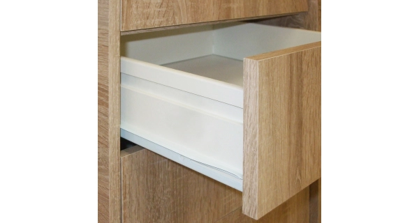 Skříň s posuvnými dveřmi DAMON, dub sonoma