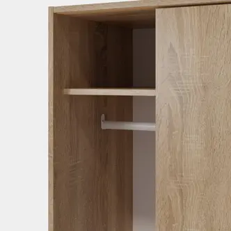 Skříň s posuvnými dveřmi NEJBY SMART 01, dub sonoma DOPRODEJ