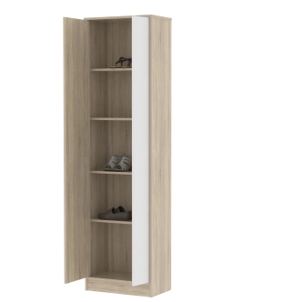 Skříň SOFIE 20, bílá/dub sonoma