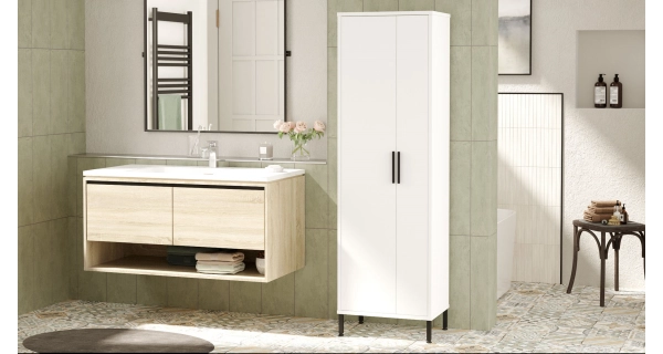 Skříň SOLVEL, bílá