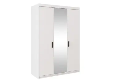 Skříň TEKEN 3D se zrcadlem, bílá