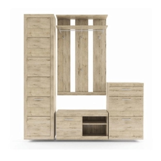 Skříň TESORES 1D, dub sanremo