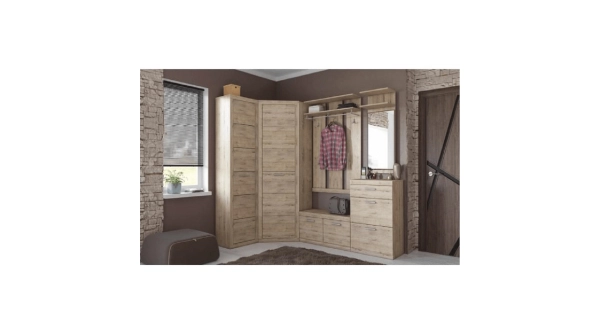 Skříň TESORES 1D, dub sanremo