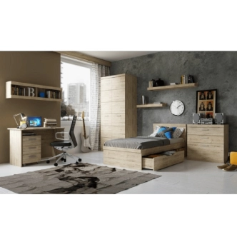 Skříň TESORES 1D, dub sanremo