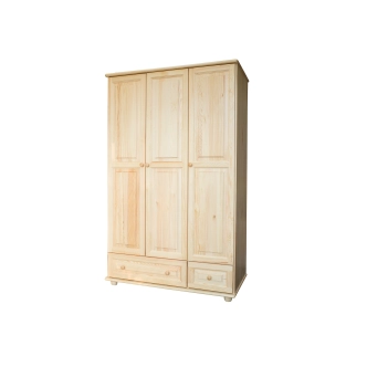 Skříň třídveřová PHUPARASH, masiv borovice, moření: …