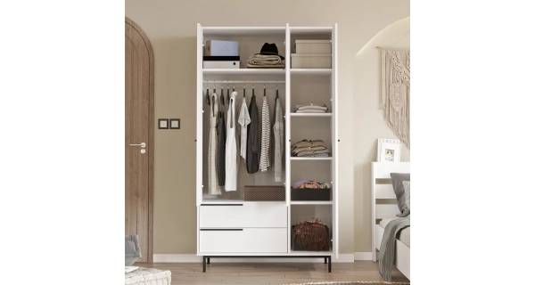 Skříň VELVON typ 3, bílá