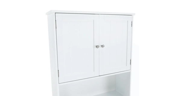 Skříňka nad WC/pračku NEATE, bílá