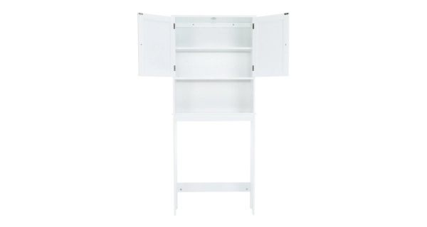 Skříňka nad WC/pračku NEATE, bílá