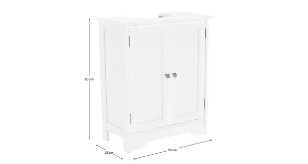 Skříňka pod umyvadlo NEATE, bílá