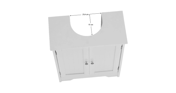 Skříňka pod umyvadlo NEATE, bílá