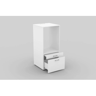 Skříňka TOROSEL 1P1S na pračku/sušičku, bílá