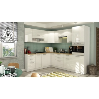 Sokl ke kuchyni COLBY 200 cm, bílý