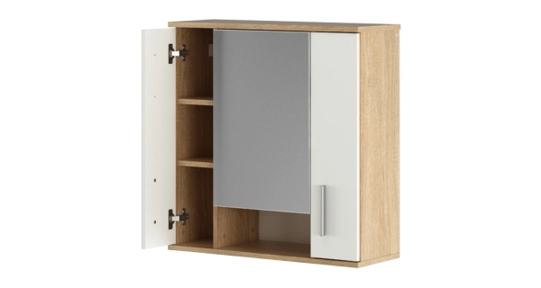 SORVEN koupelnová sestava, dub sonoma/bílá