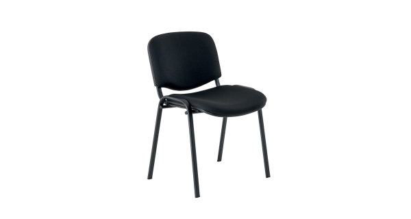 Stohovatelná židle AMITIN, černá