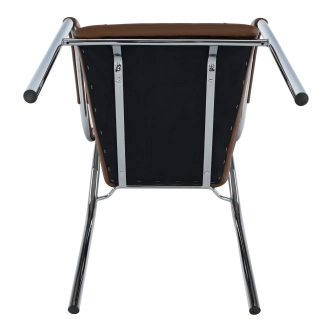 Stohovatelná židle MALIGOR, hnědá