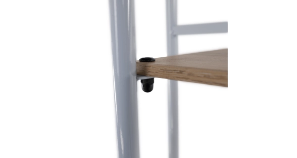 Stojan na květiny PEPEROMIA 1, bílá/dub sonoma