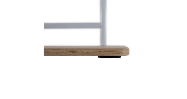 Stojan na květiny PEPEROMIA 1, bílá/dub sonoma