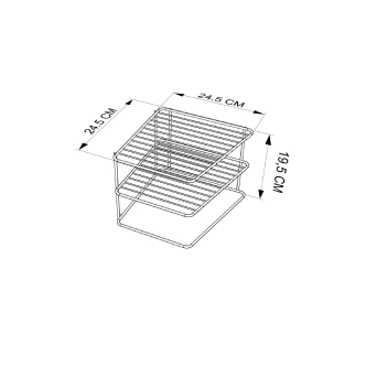 Stojan na nádobí NN01342, černá