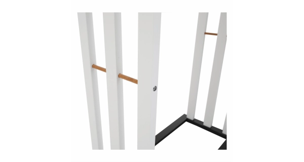 Stojan na ručníky NEMOKOW, bílá/černá