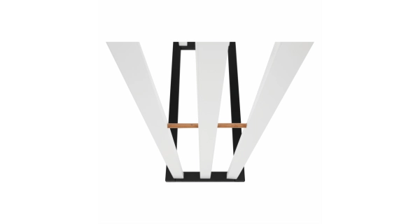 Stojan na ručníky NEMOKOW, bílá/černá