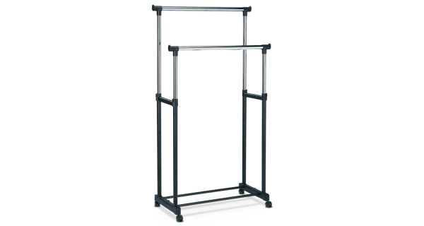 Stojan na šaty GALVA, černá/chrom