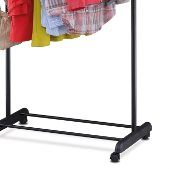 Stojan na šaty WASLALA, barva černá/chrom