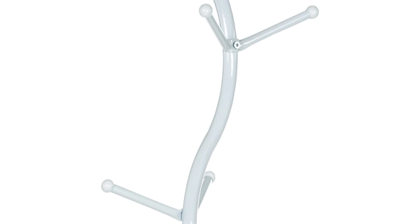 Stojanový věšák LAURIE, bílý matný lak