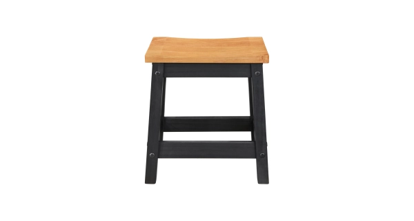 Stolička TOGO, masiv borovice/černý vosk