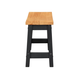 Stolička TOGO, masiv borovice/černý vosk
