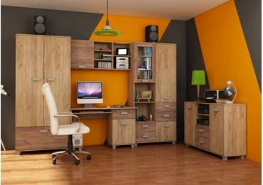 Studentský pokoj KEATING, craft zlatý/craft tobaco