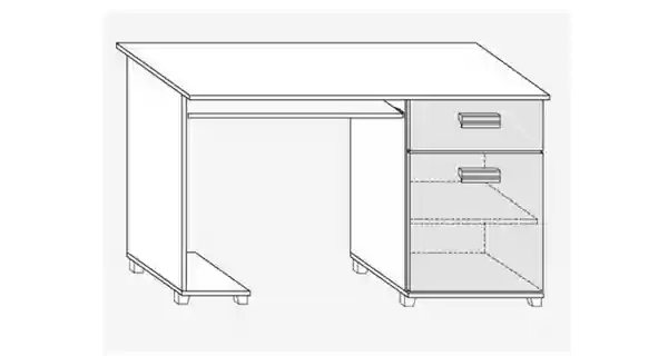 Studentský pokoj KEATING, craft zlatý/craft tobaco