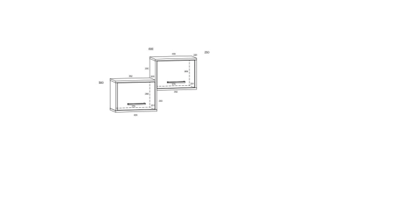 Studentský pokoj PRUDHOE 2, černá/bílý lesk, 5 let záruka