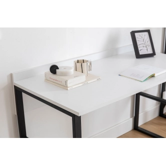 Studijní stůl BARCELONA, bílá/černá