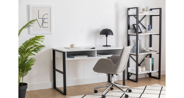 Studijní stůl BRENTON, bílá