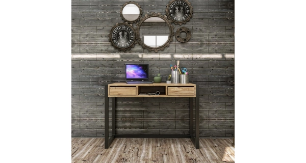 Studijní stůl CADDY, atlantská borovice/černá