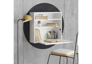 Studijní stůl CAFFER, bílá