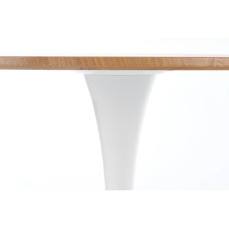 Stůl AVIANA, bílá/dub zlatý