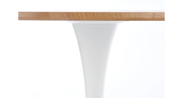 Stůl AVIANA, bílá/dub zlatý