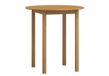 Stůl DASHEN 3, průměr 110 cm, masiv borovice, moření olše