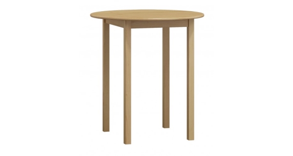 Stůl DASHEN 3, průměr 70 cm, masiv borovice