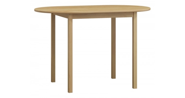 Stůl DASHEN 4, oválný 150x80, masiv borovice