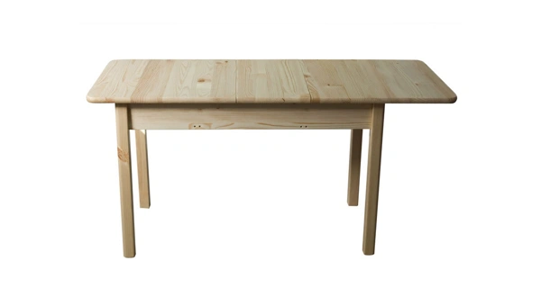 Stůl DASHEN 8, 120/150 x 60 cm, masiv borovice, moření dub