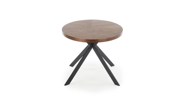 Stůl LARK, ořech/černá