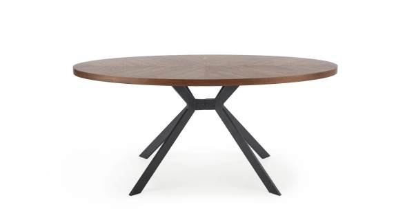 Stůl LARK, ořech/černá